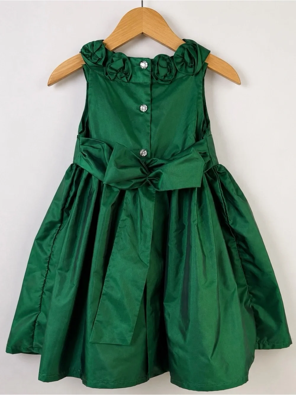 Emerald Green Party Dress Baby Girls 3T Wedding Flower Girl Formal